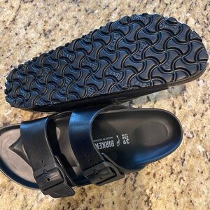 Birkenstock Black Footbed Sandals